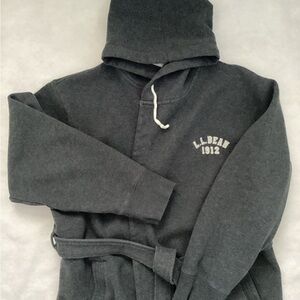 L.L.Bean Sweatshirt Robe, Size L